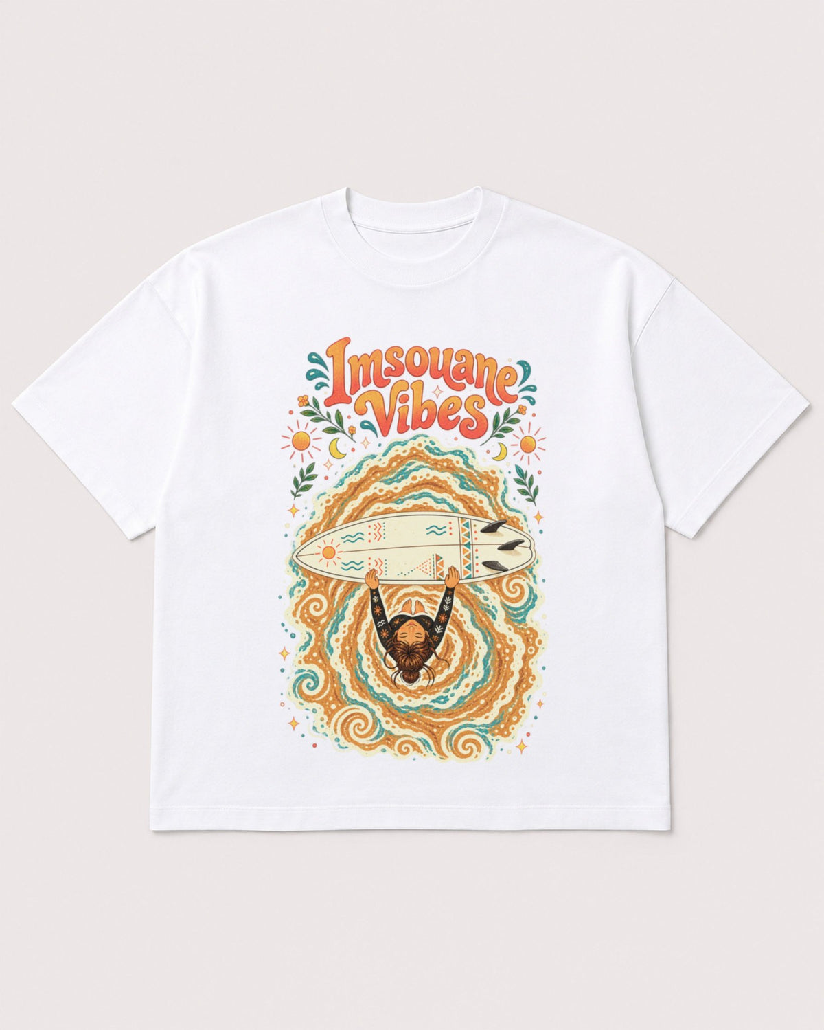 Mockup Boxy Heavyweight Tee White product