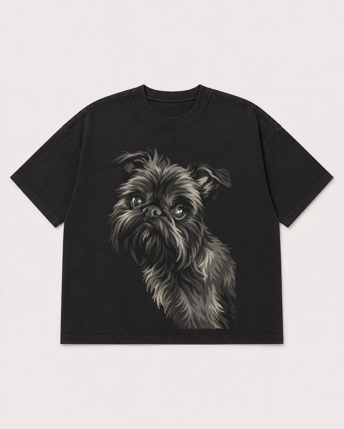 Mockup Boxy Heavyweight Tee Black product