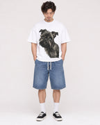 Mockup Boxy Heavyweight Tee White male full-body 03
