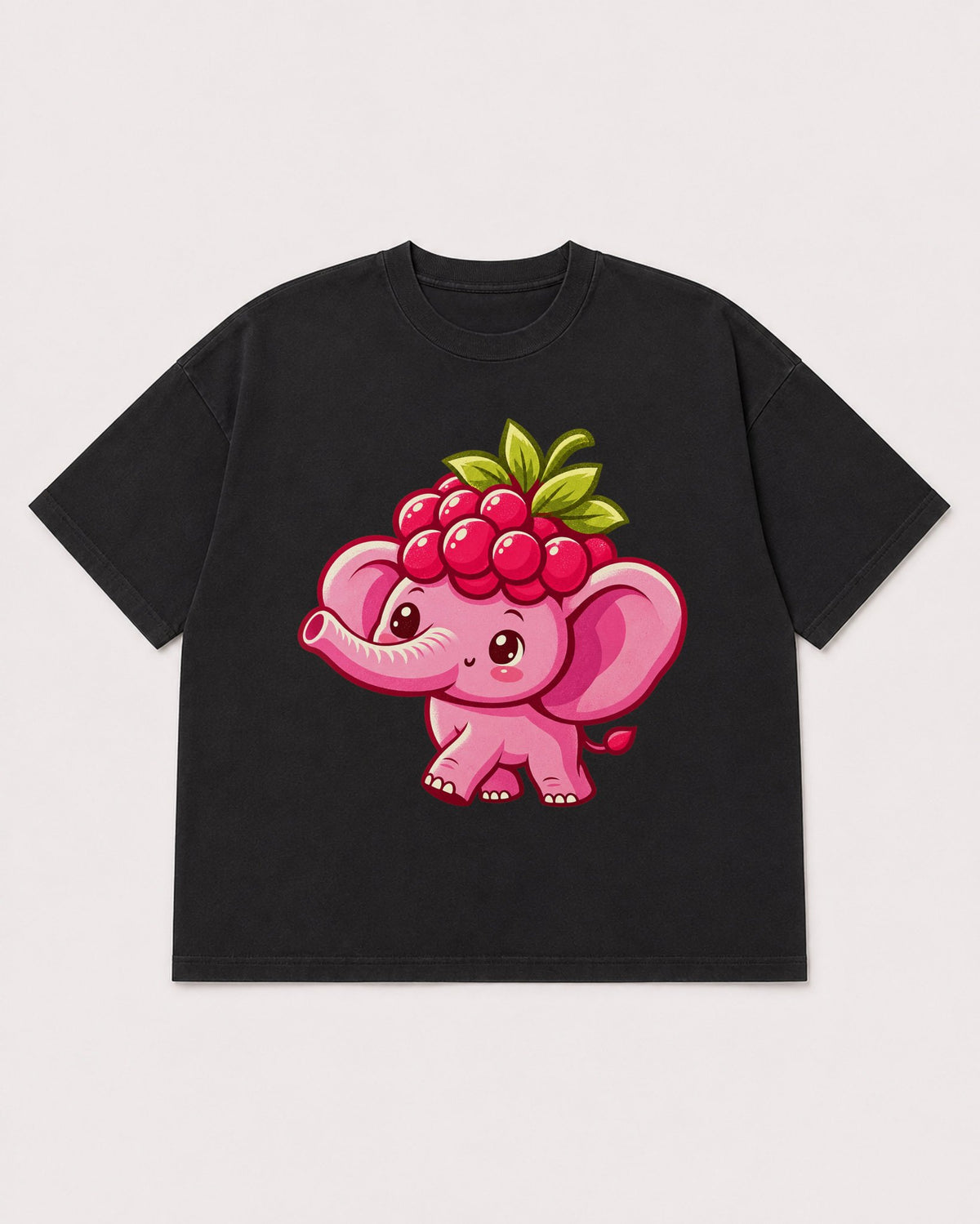 Mockup Boxy Heavyweight Tee Black product