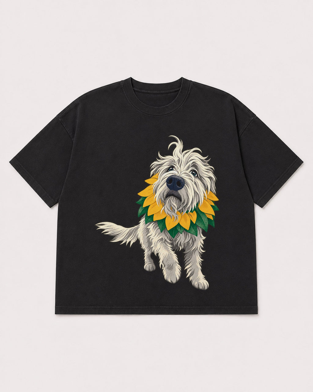 Mockup Boxy Heavyweight Tee Black product