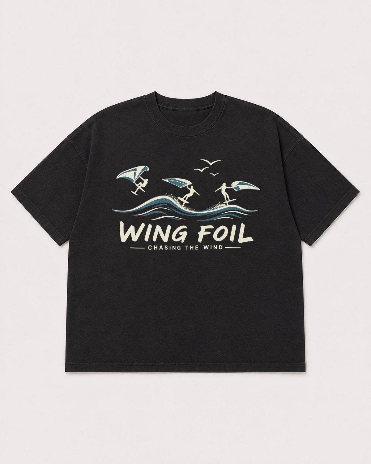 Mockup Boxy Heavyweight Tee Black product
