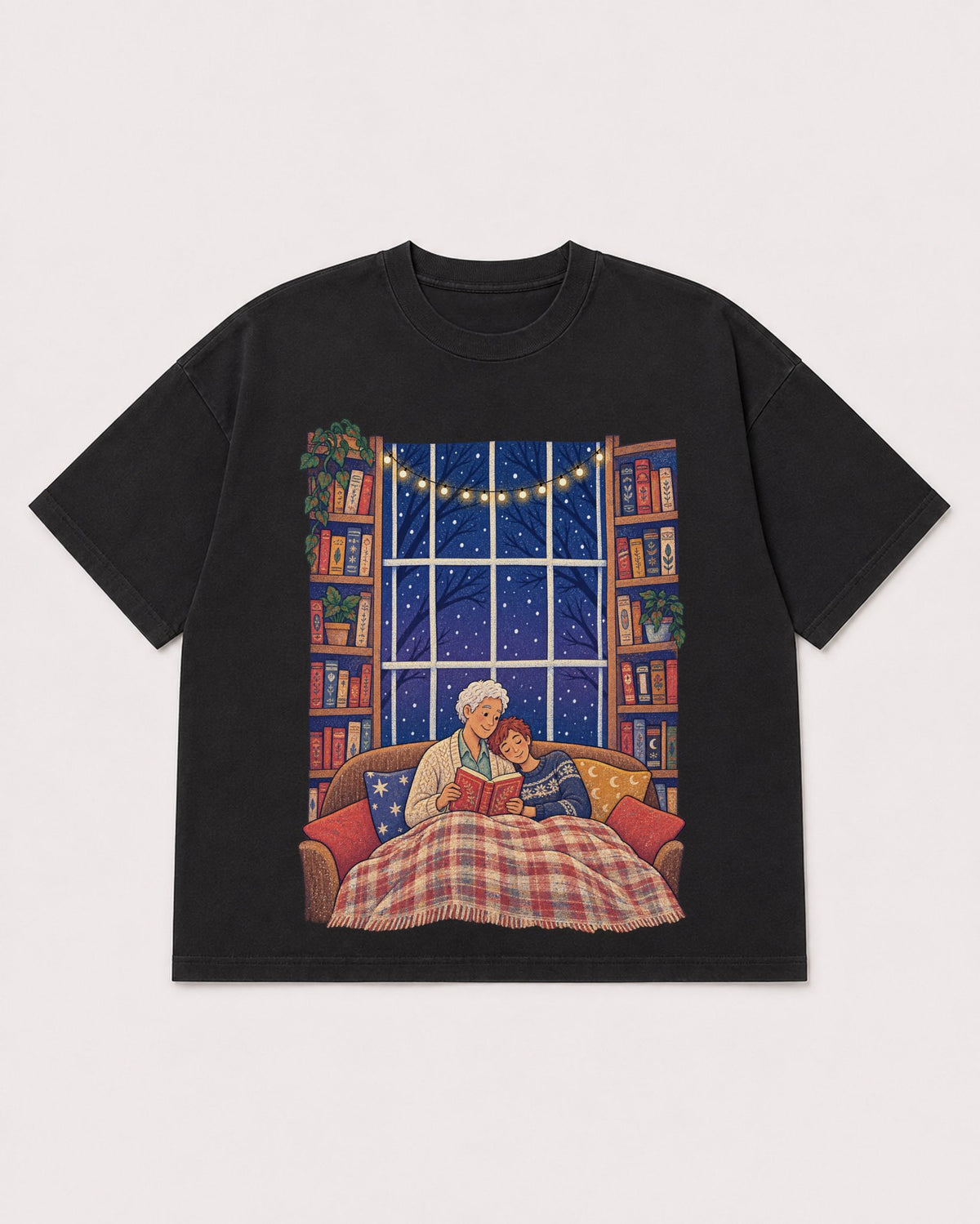 Mockup Boxy Heavyweight Tee Black product