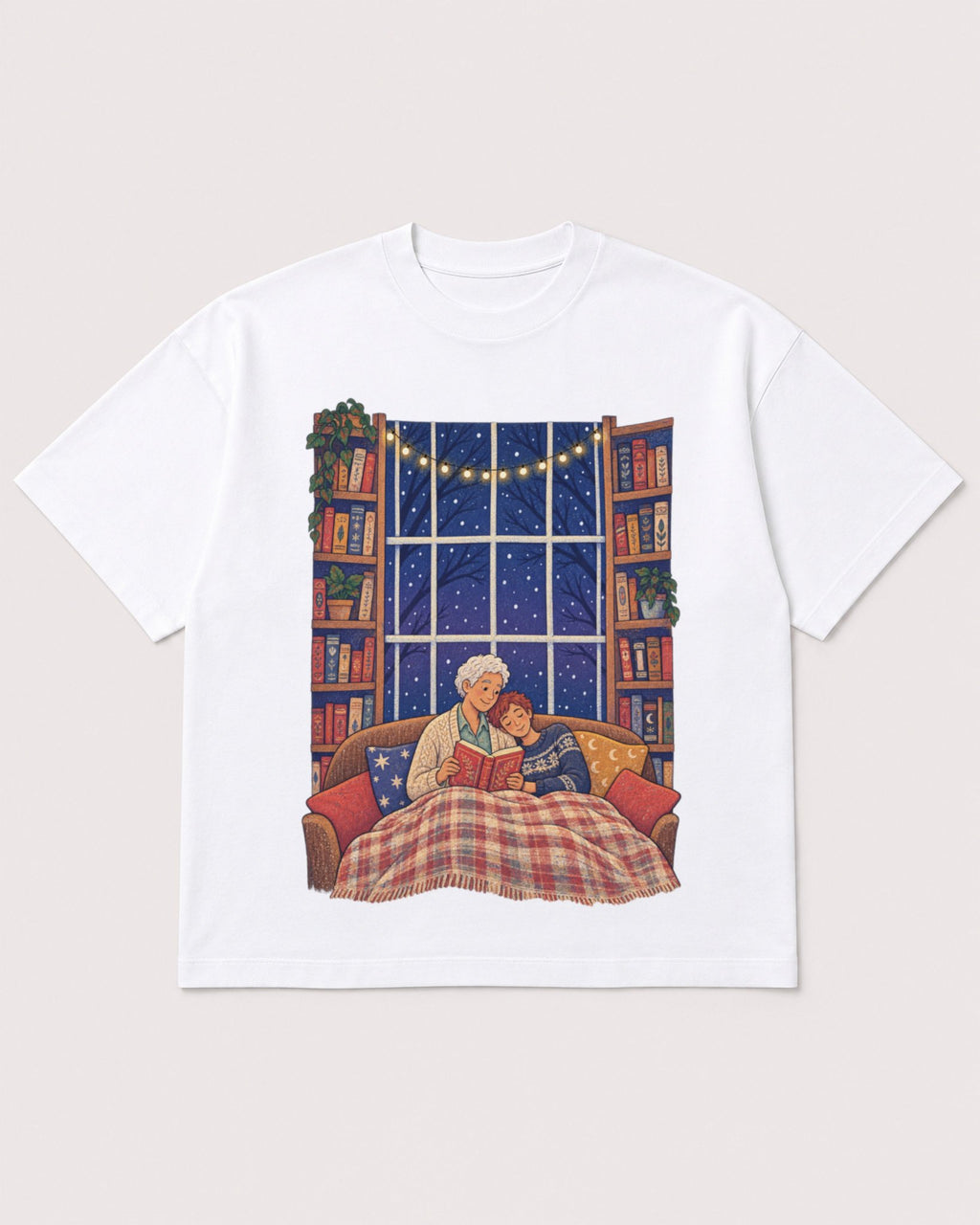 Mockup Boxy Heavyweight Tee White product
