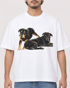 Mockup Boxy Heavyweight Tee White male close-up 02