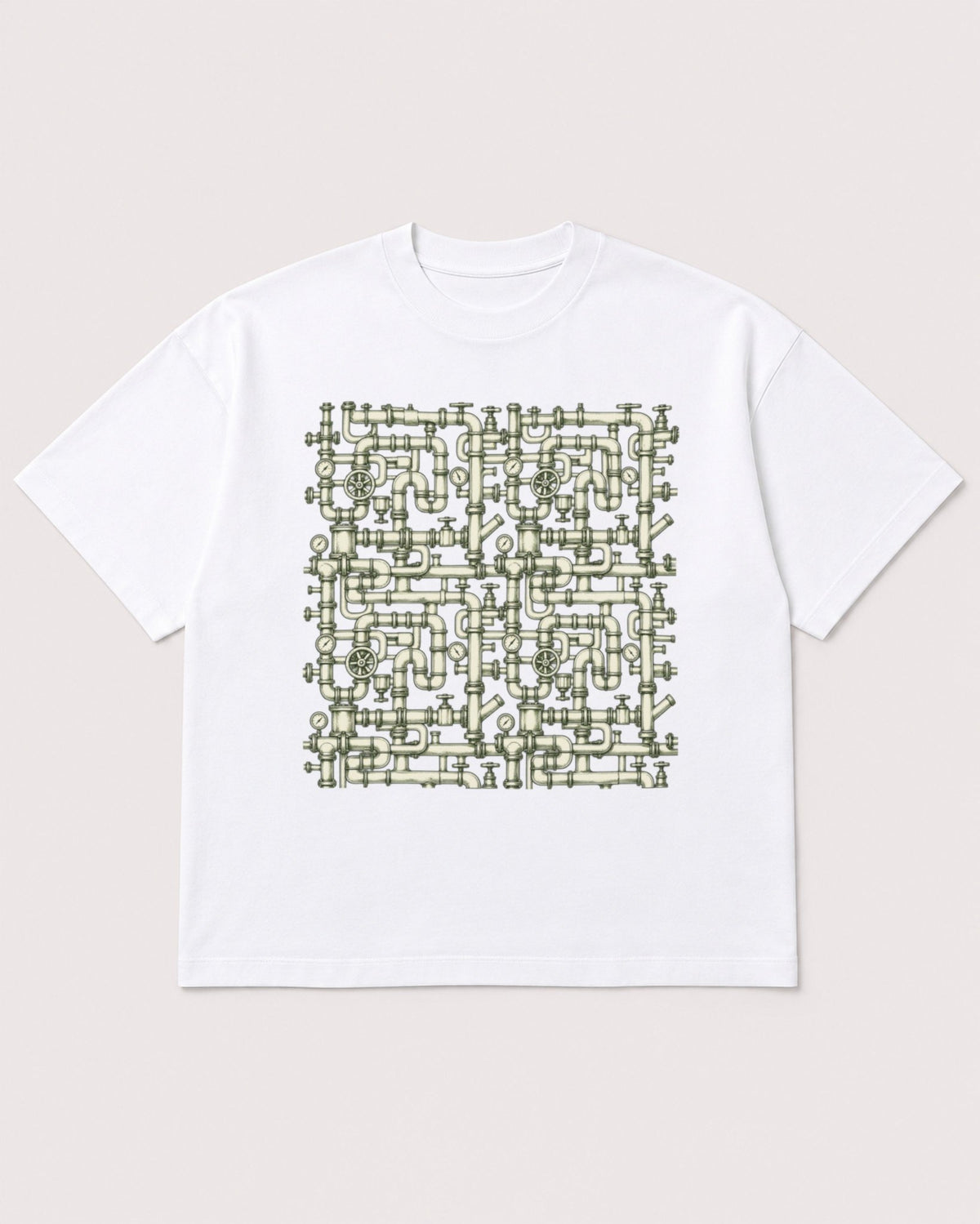 Mockup Boxy Heavyweight Tee White product