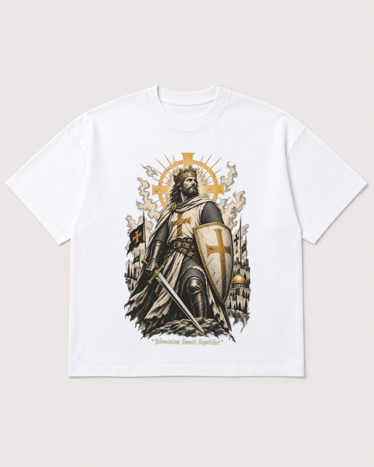 Mockup Boxy Heavyweight Tee White product