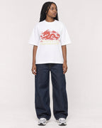 Mockup Boxy Heavyweight Tee White female full-body 04