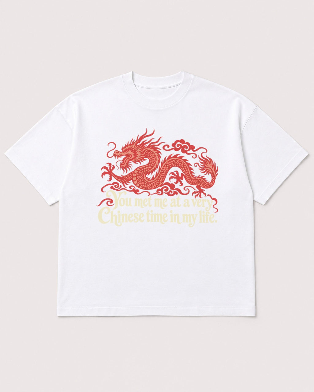 Mockup Boxy Heavyweight Tee White product