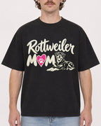 Mockup Boxy Heavyweight Tee Black male close-up 09