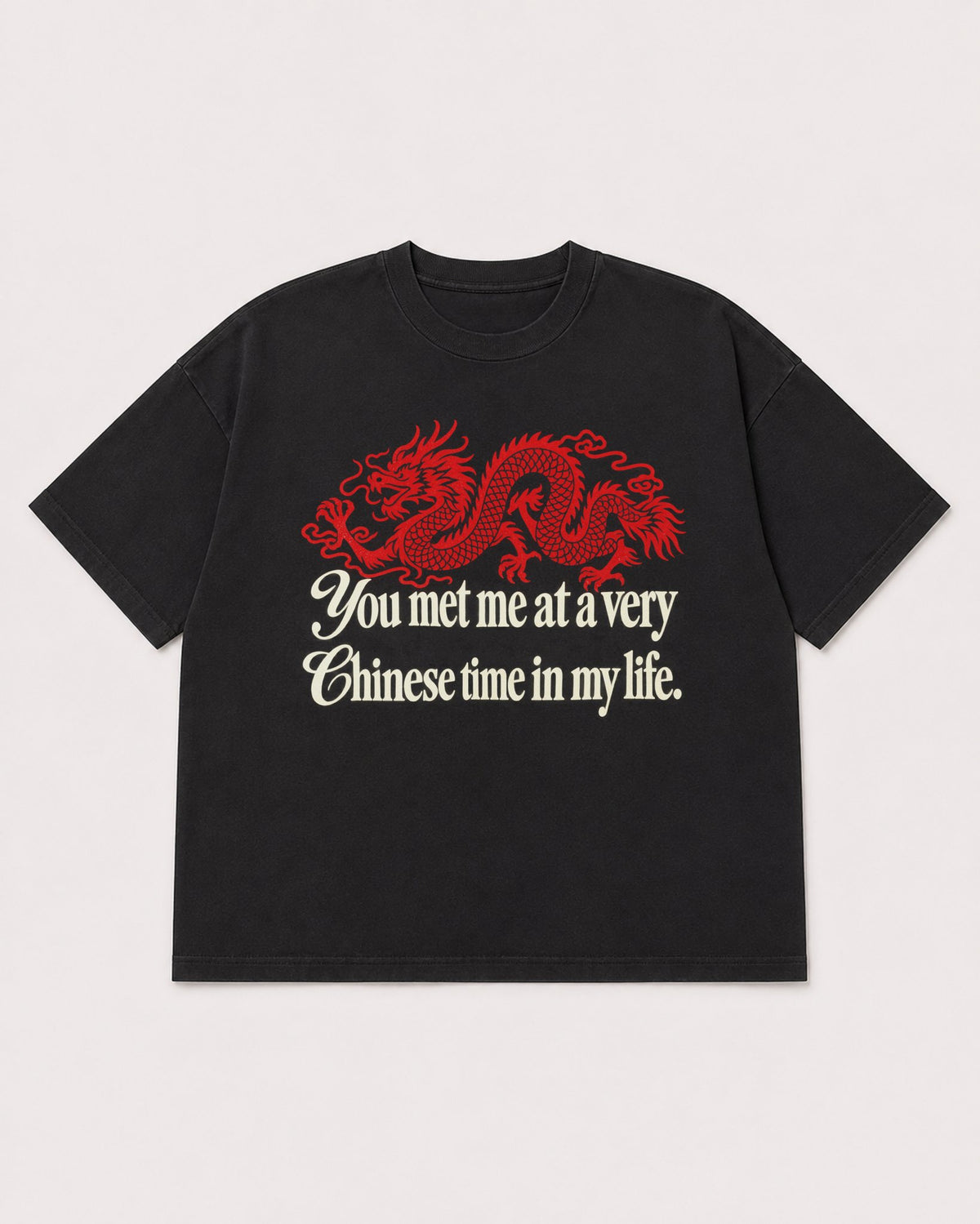 Mockup Boxy Heavyweight Tee Black product