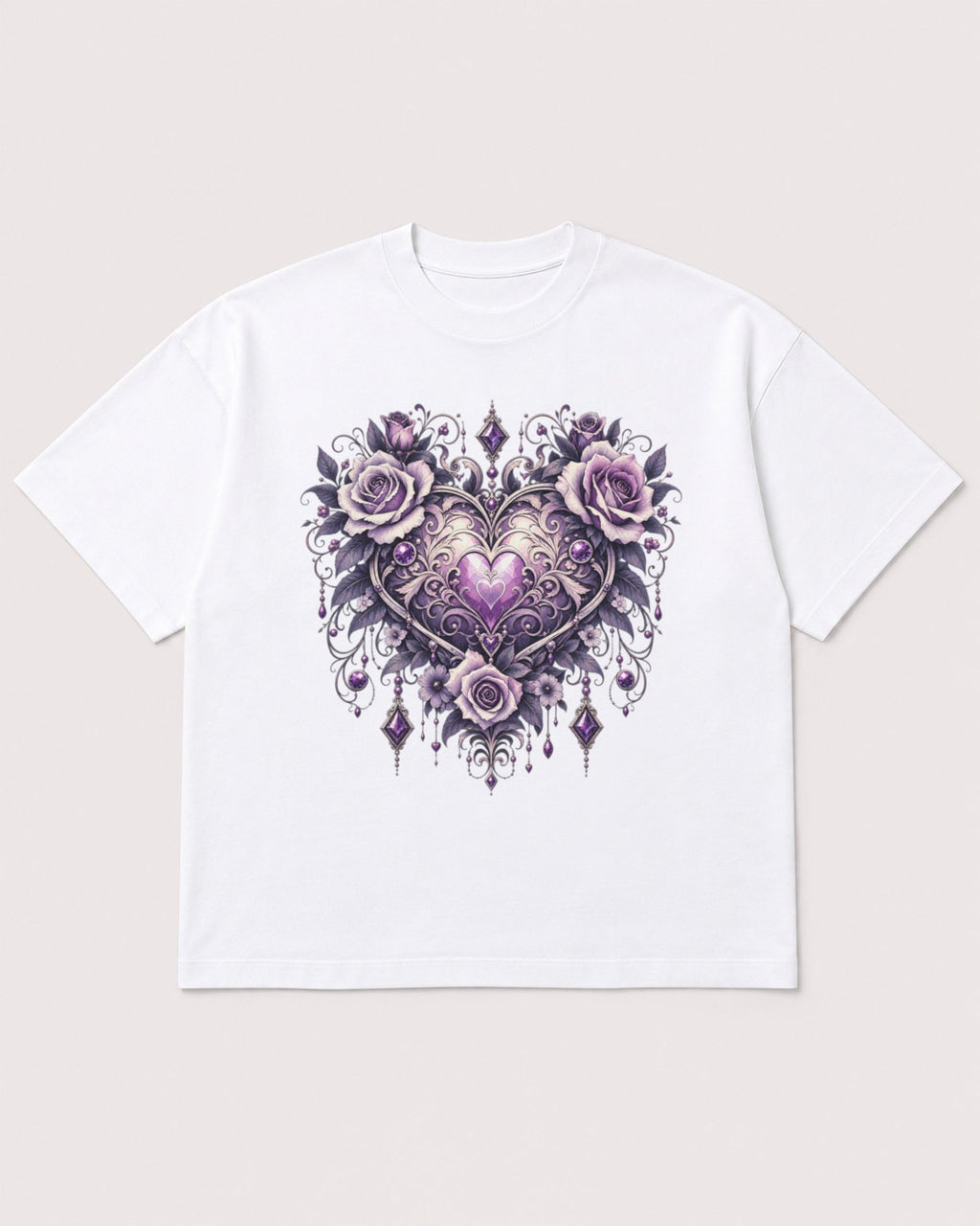 Mockup Boxy Heavyweight Tee White product
