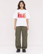 Mockup Boxy Heavyweight Tee White female full-body 02