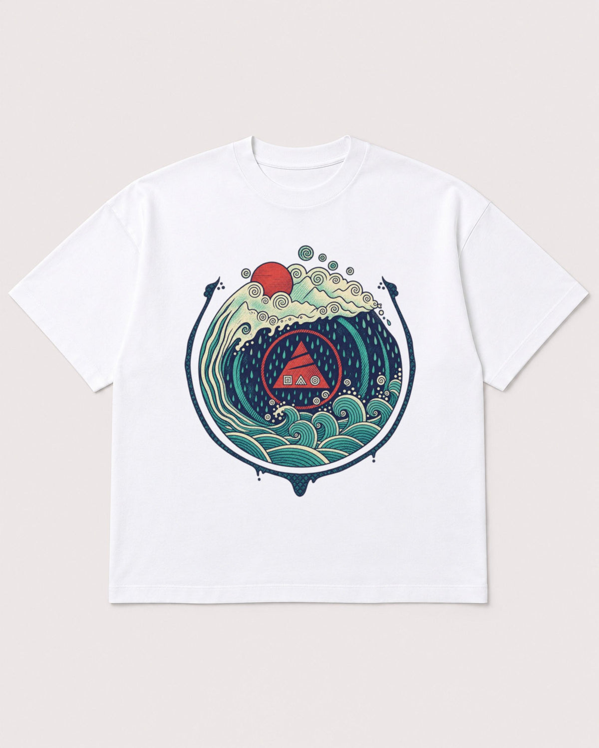 Mockup Boxy Heavyweight Tee White product