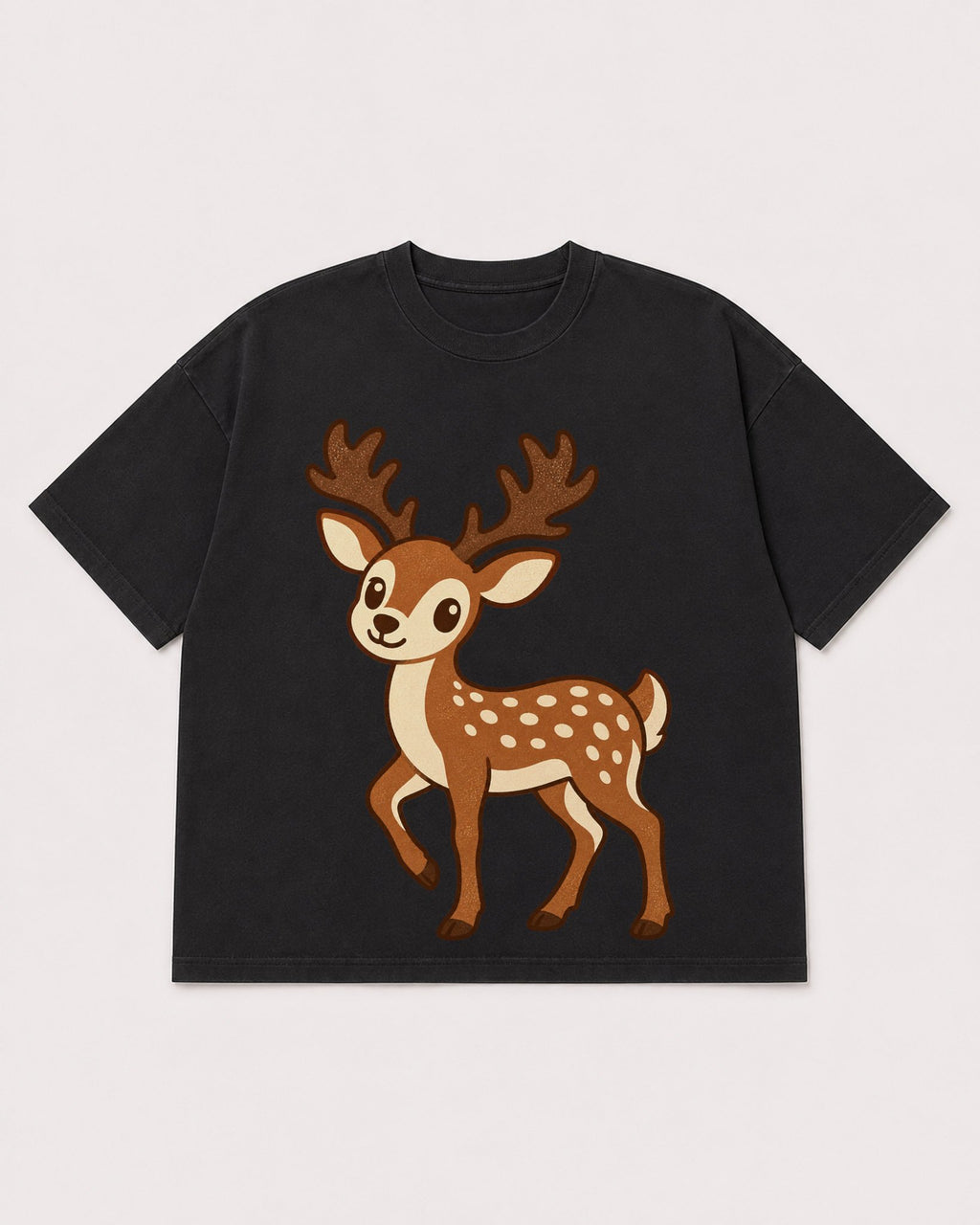 Mockup Boxy Heavyweight Tee Black product