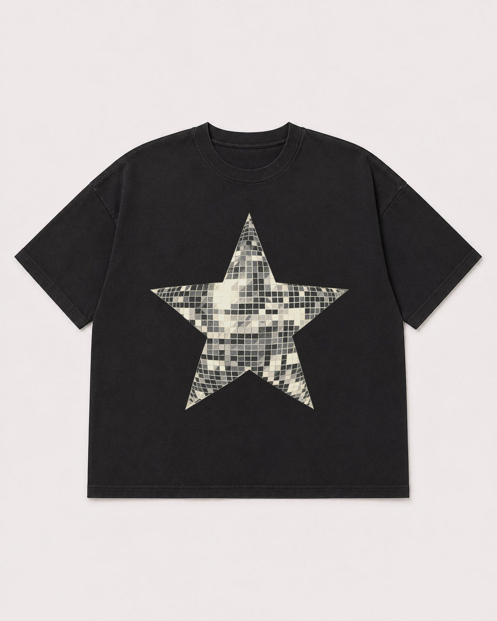 Mockup Boxy Heavyweight Tee Black product