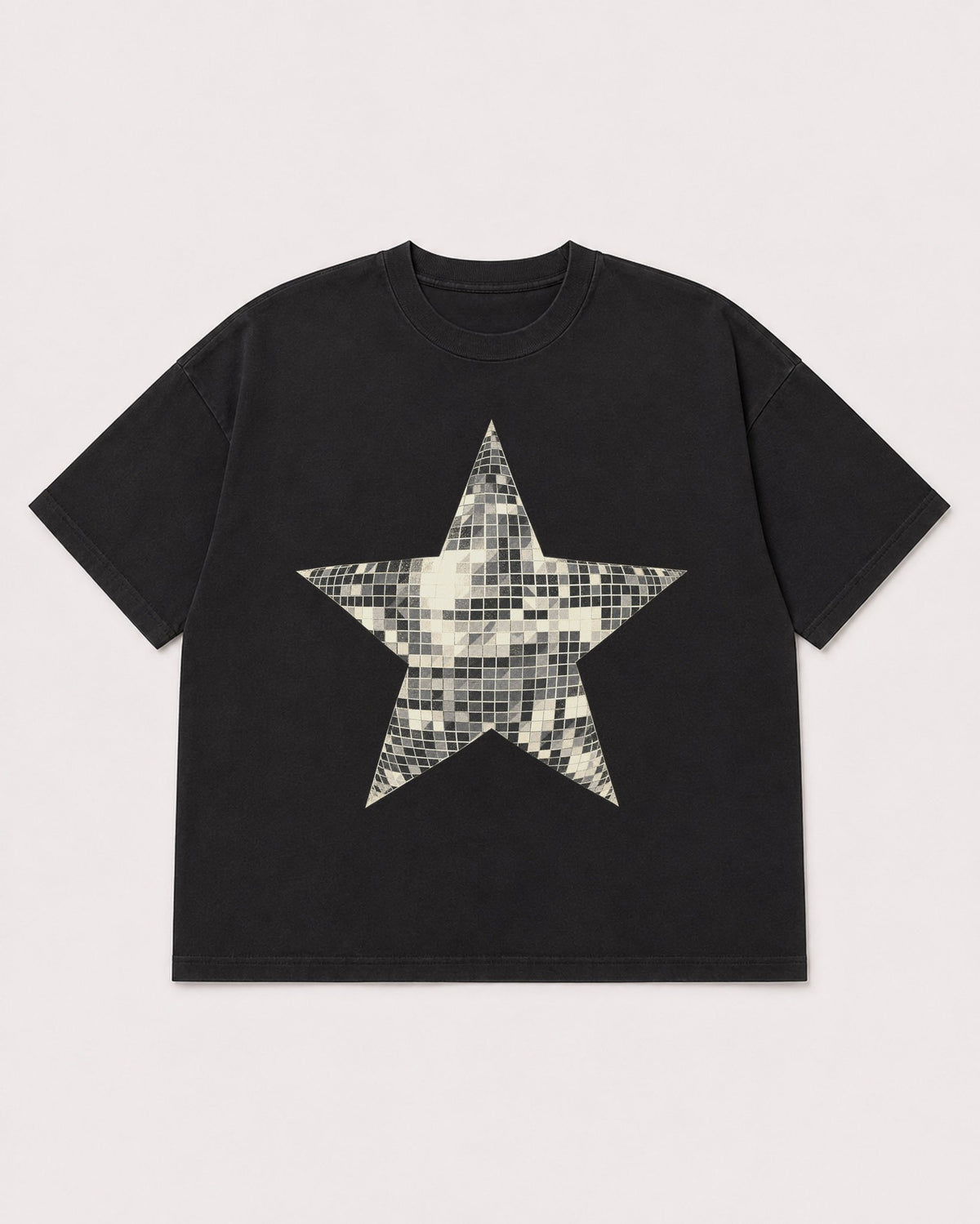 Mockup Boxy Heavyweight Tee Black product