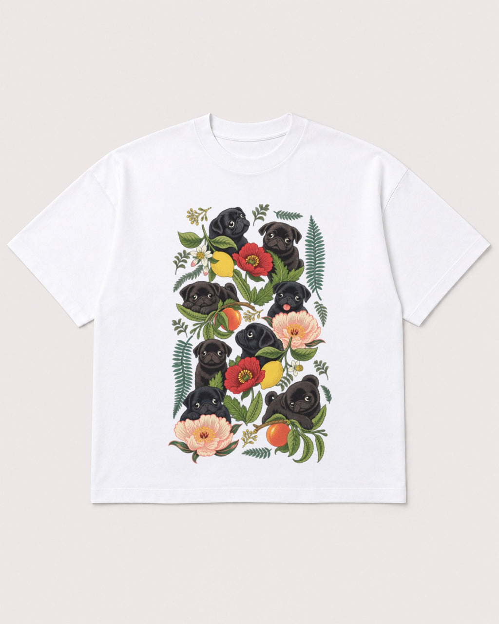 Mockup Boxy Heavyweight Tee White product