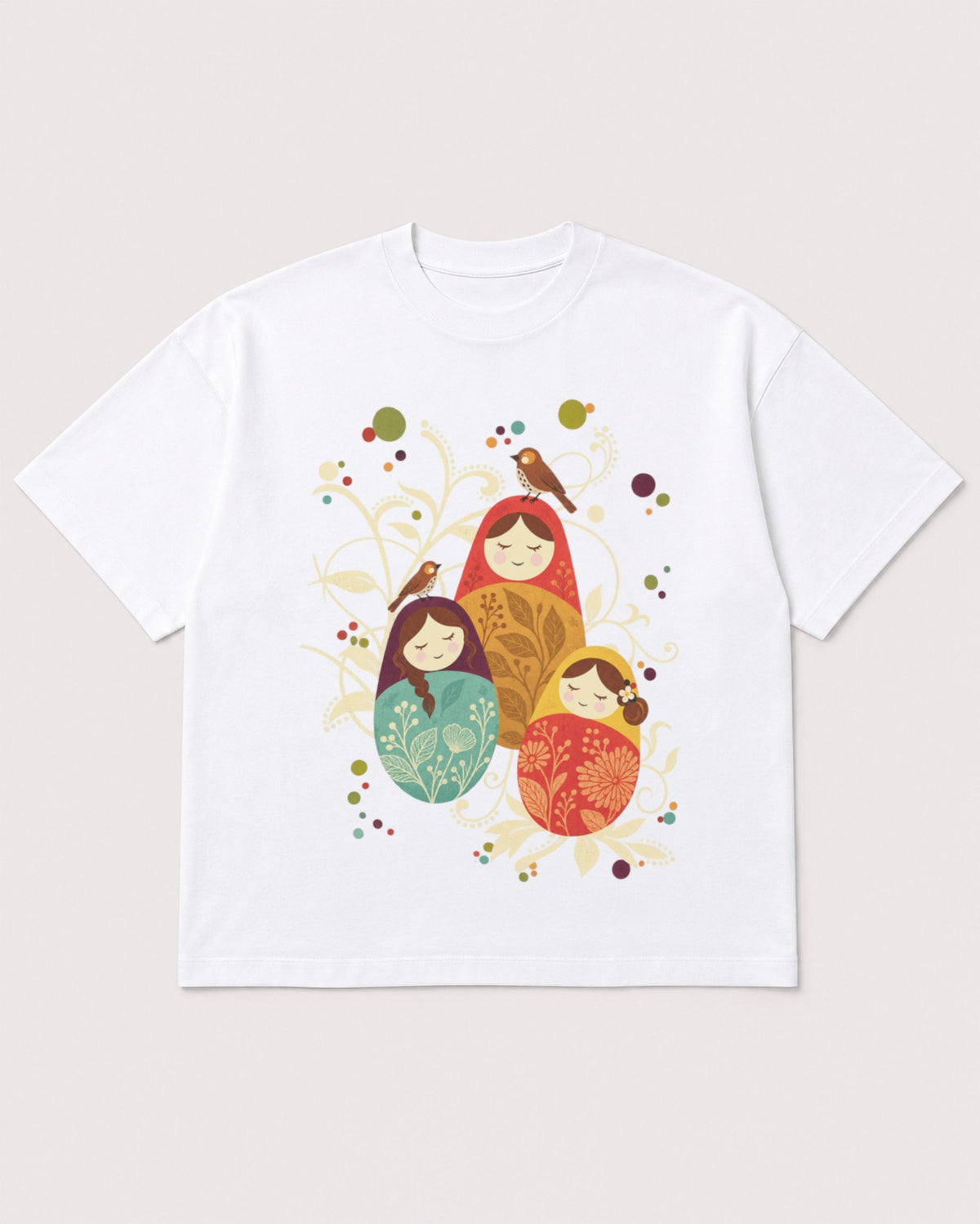 Mockup Boxy Heavyweight Tee White product