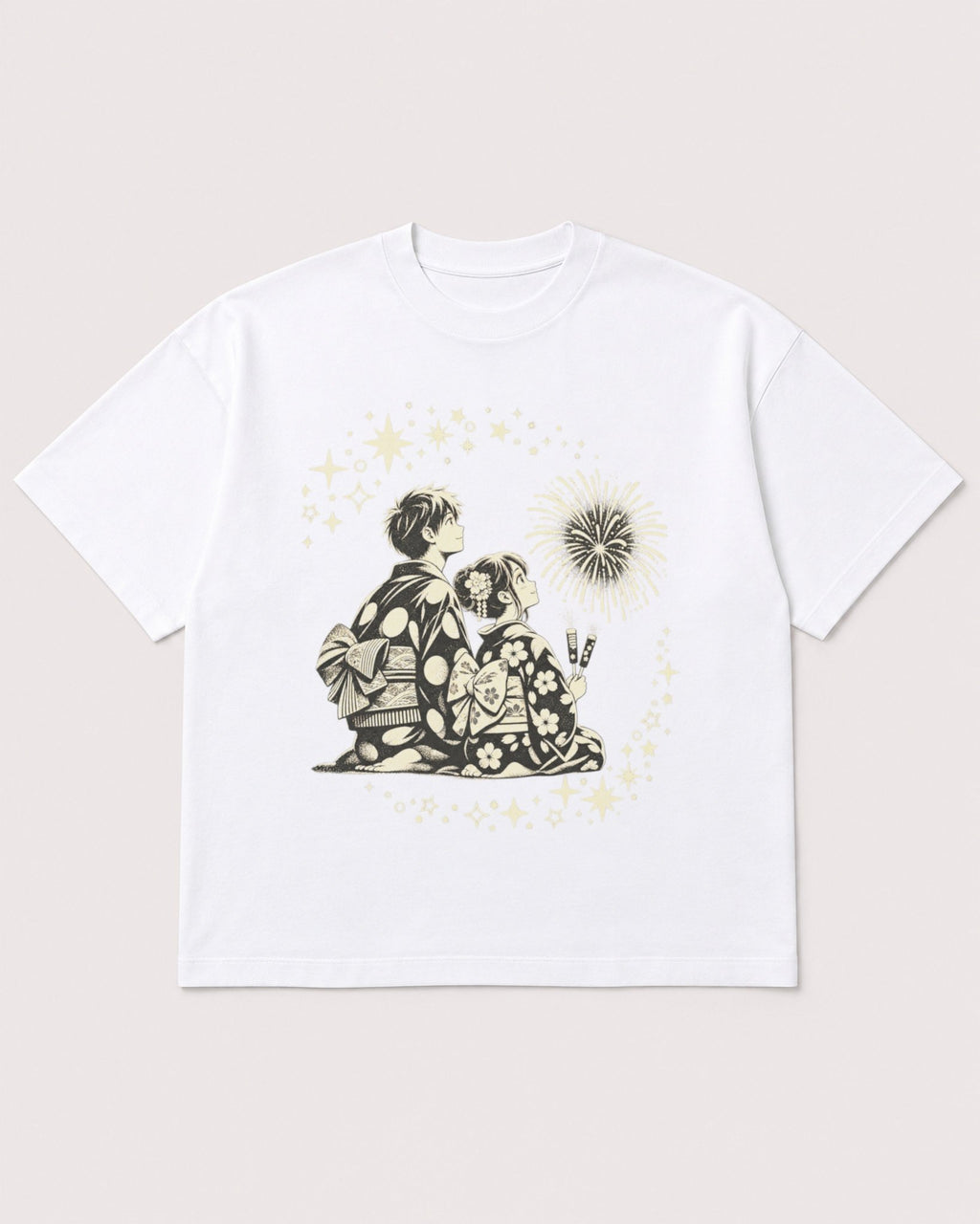 Mockup Boxy Heavyweight Tee White product