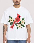 Mockup Boxy Heavyweight Tee White male close-up 12