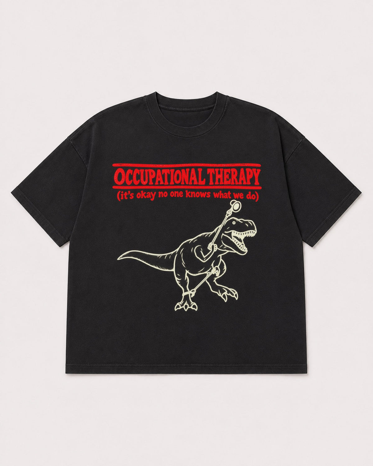 Mockup Boxy Heavyweight Tee Black product