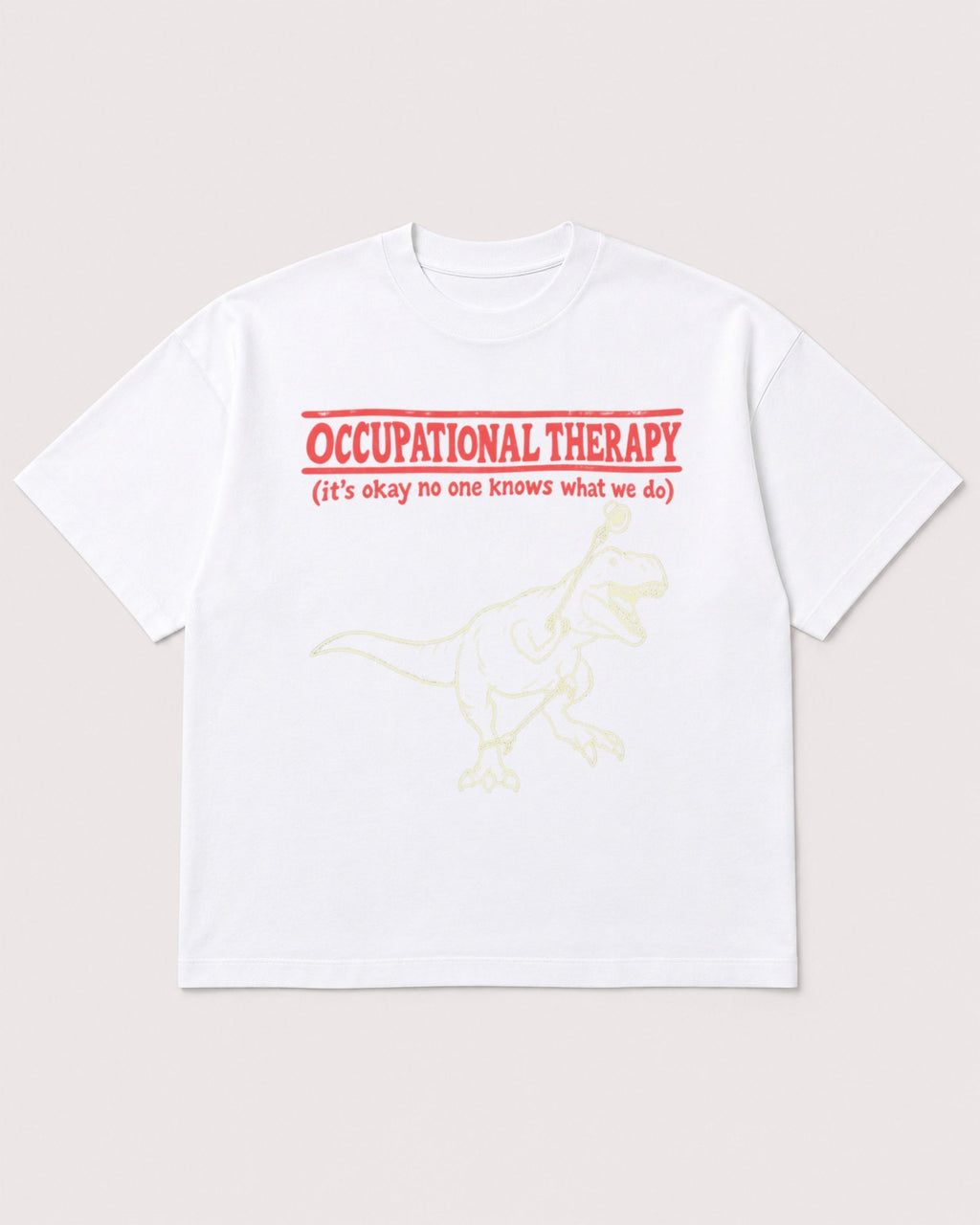 Mockup Boxy Heavyweight Tee White product