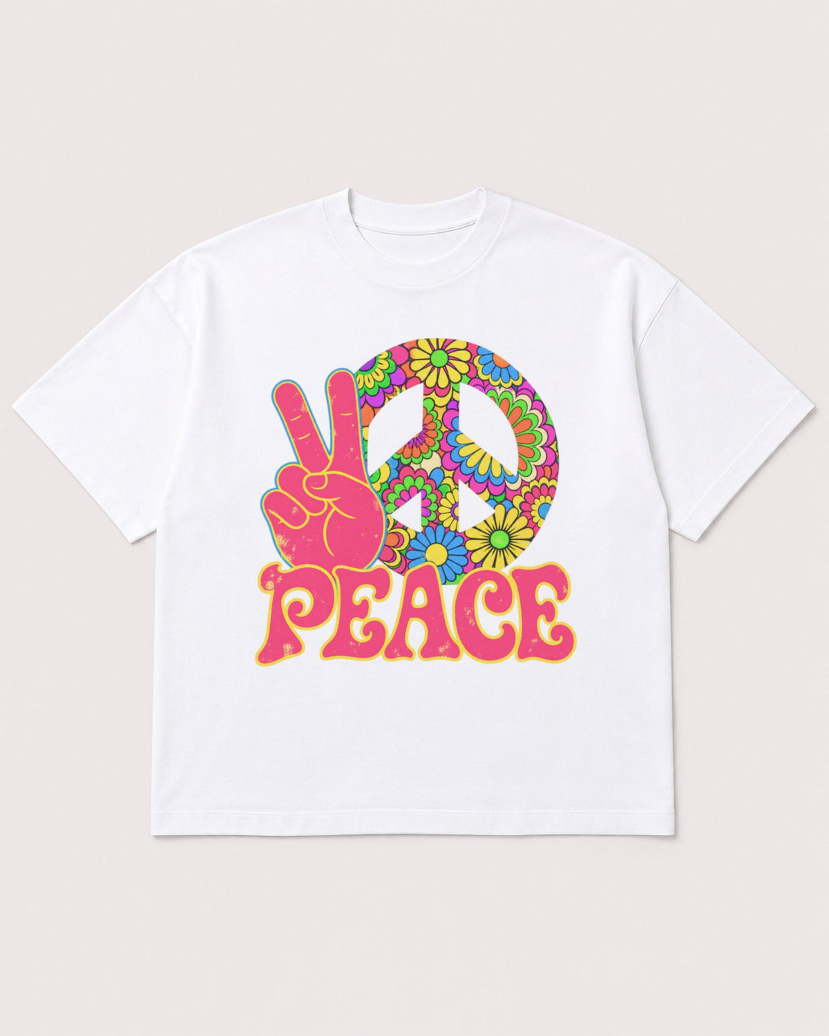 Mockup Boxy Heavyweight Tee White product