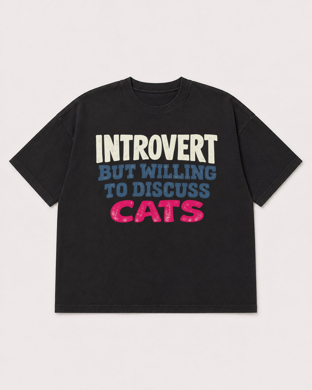 Mockup Boxy Heavyweight Tee Black product