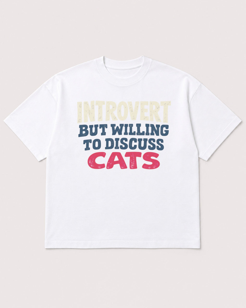 Mockup Boxy Heavyweight Tee White product
