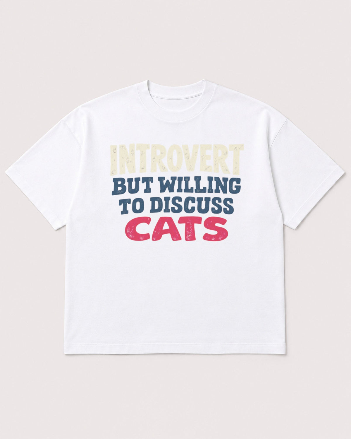 Mockup Boxy Heavyweight Tee White product
