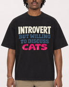 Mockup Boxy Heavyweight Tee Black male close-up 04