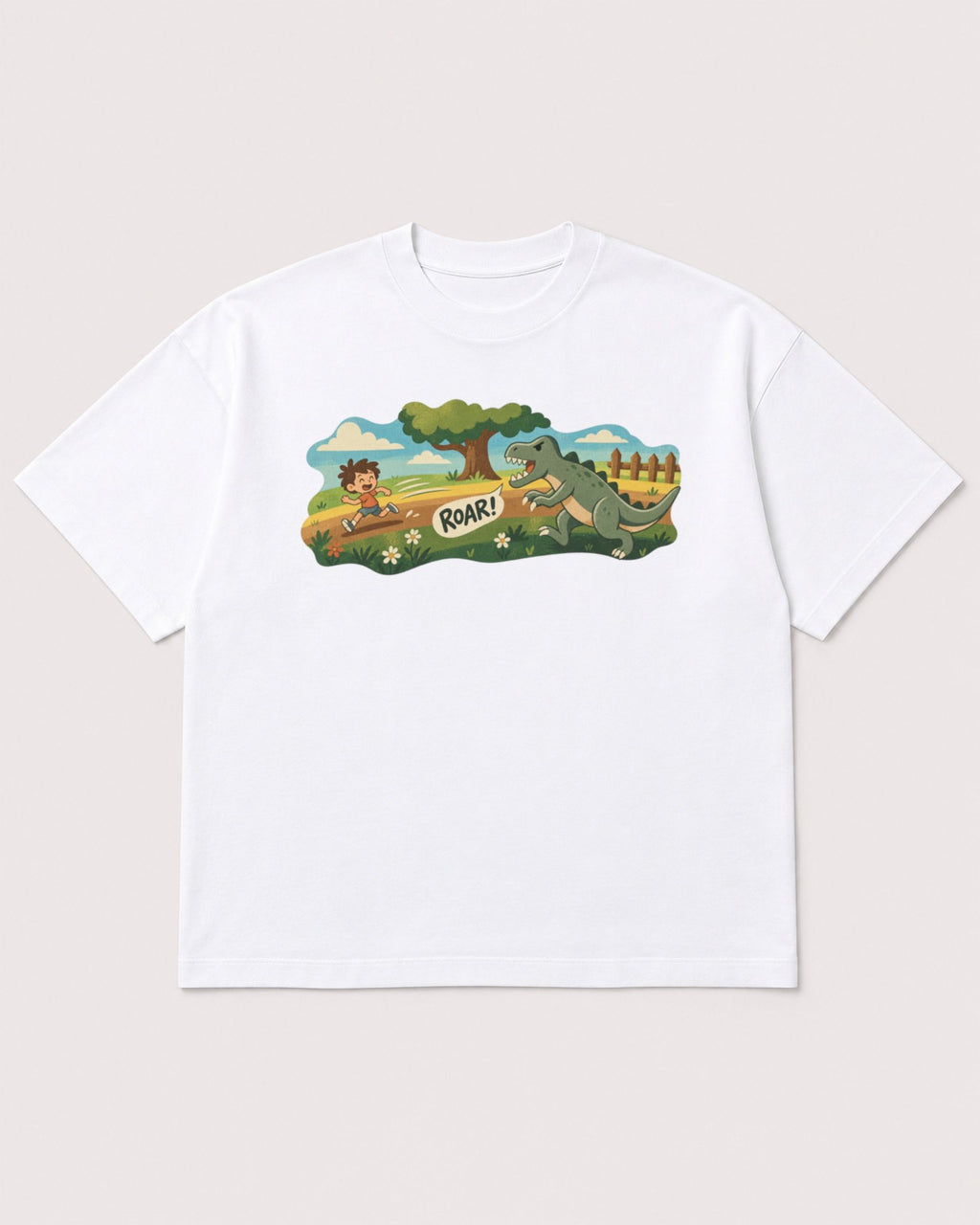 Mockup Boxy Heavyweight Tee White product