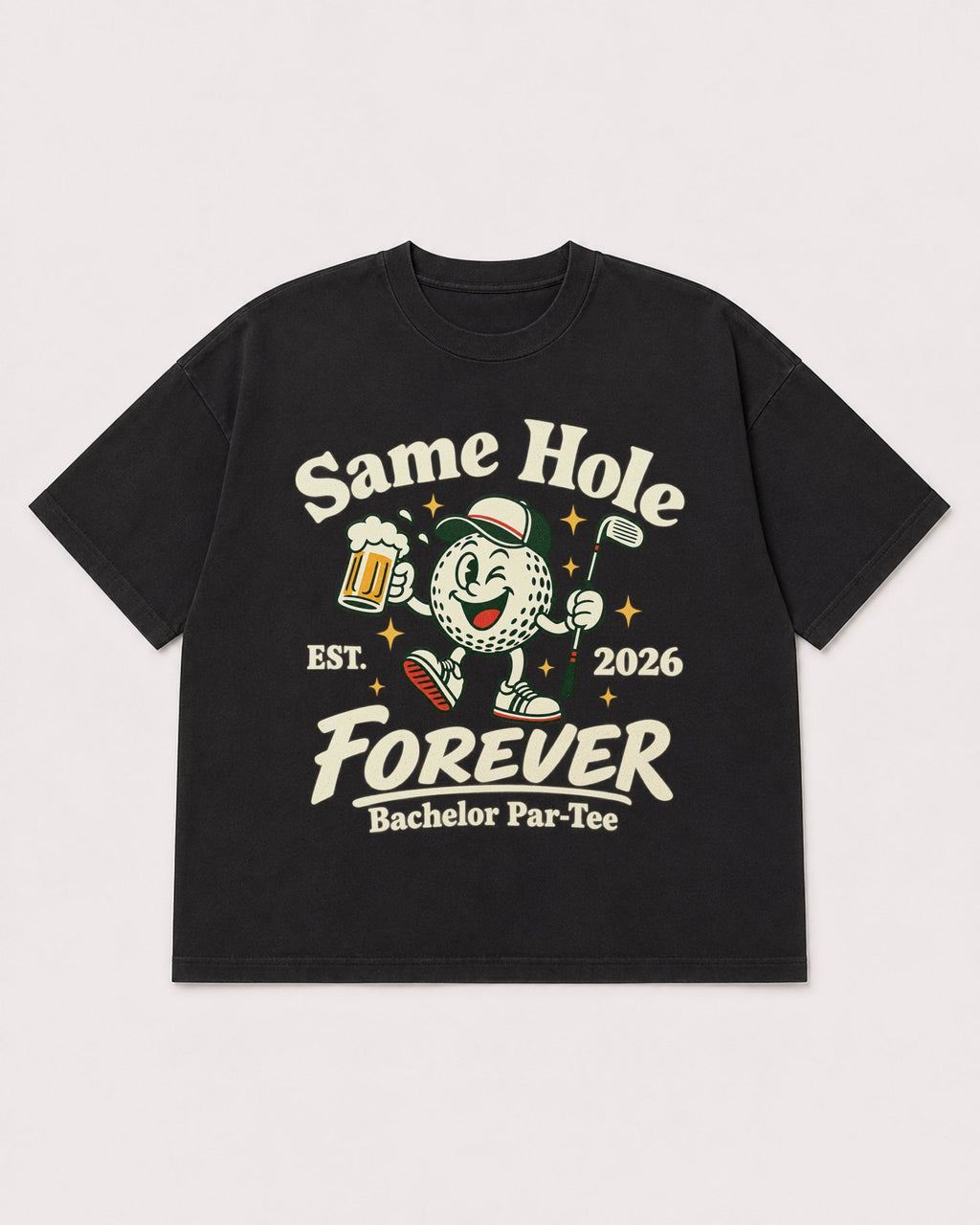 Mockup Boxy Heavyweight Tee Black product
