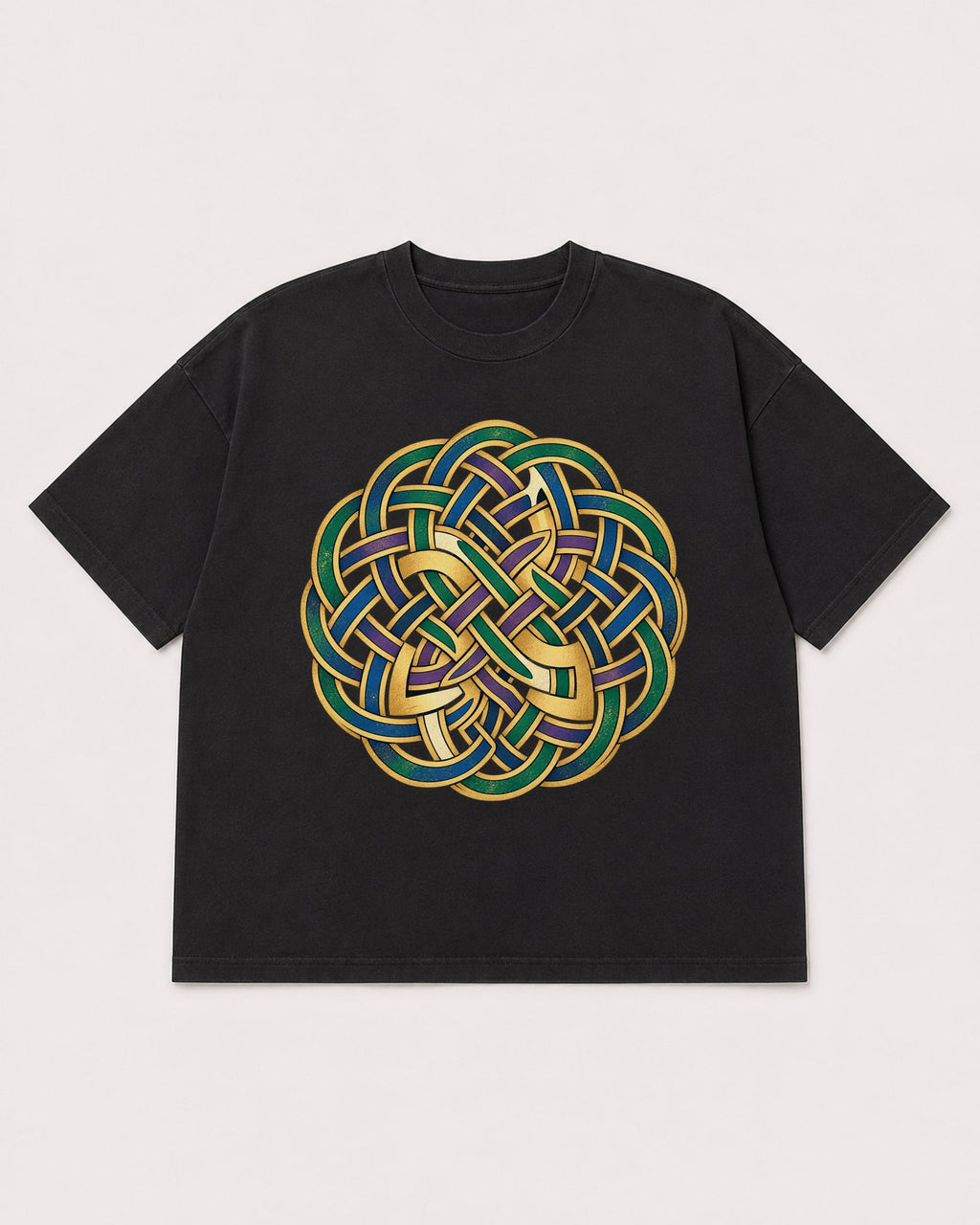 Mockup Boxy Heavyweight Tee Black product