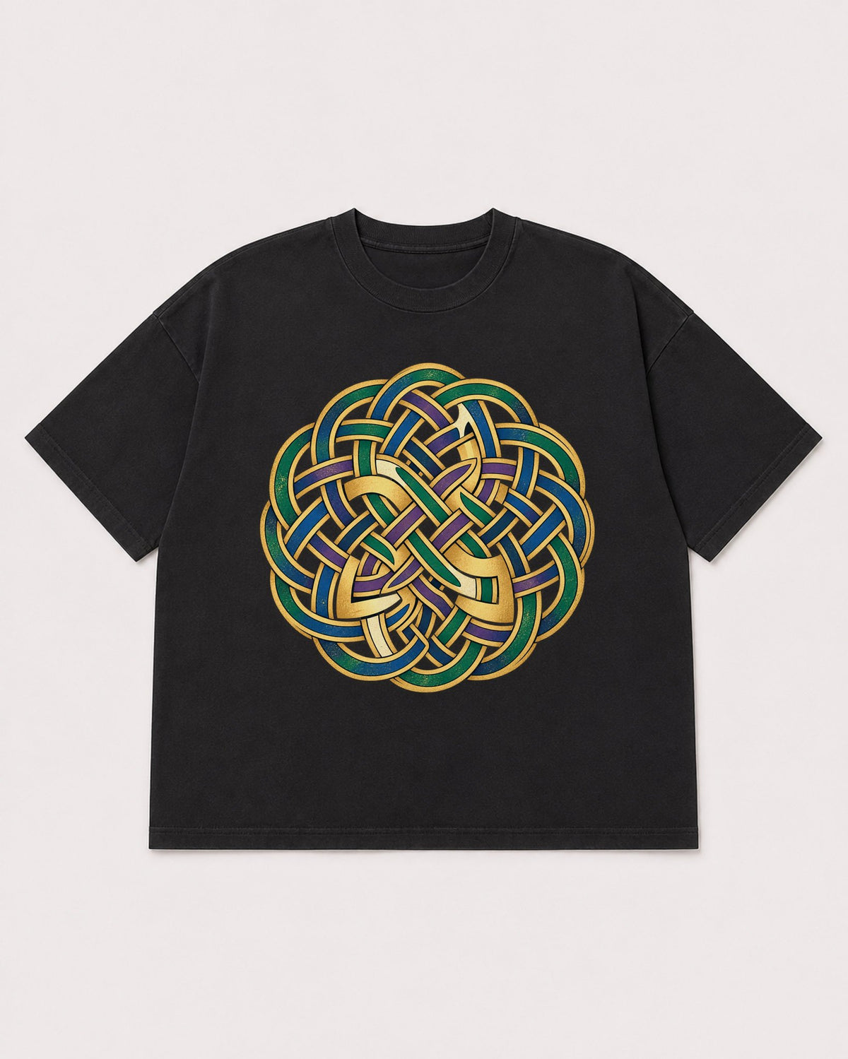 Mockup Boxy Heavyweight Tee Black product
