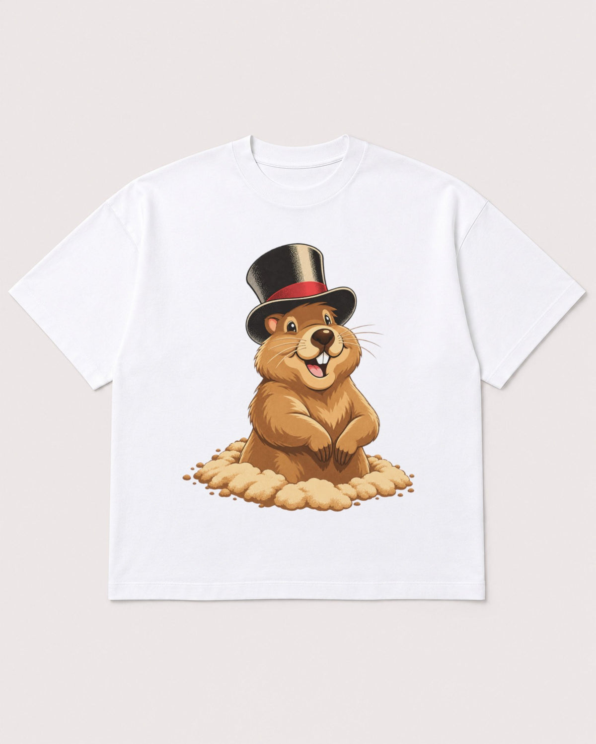 Mockup Boxy Heavyweight Tee White product