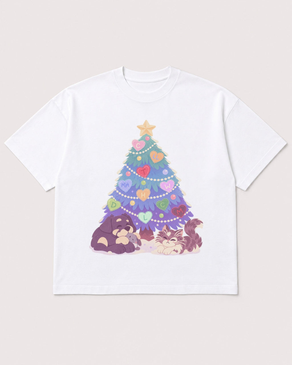 Mockup Boxy Heavyweight Tee White product
