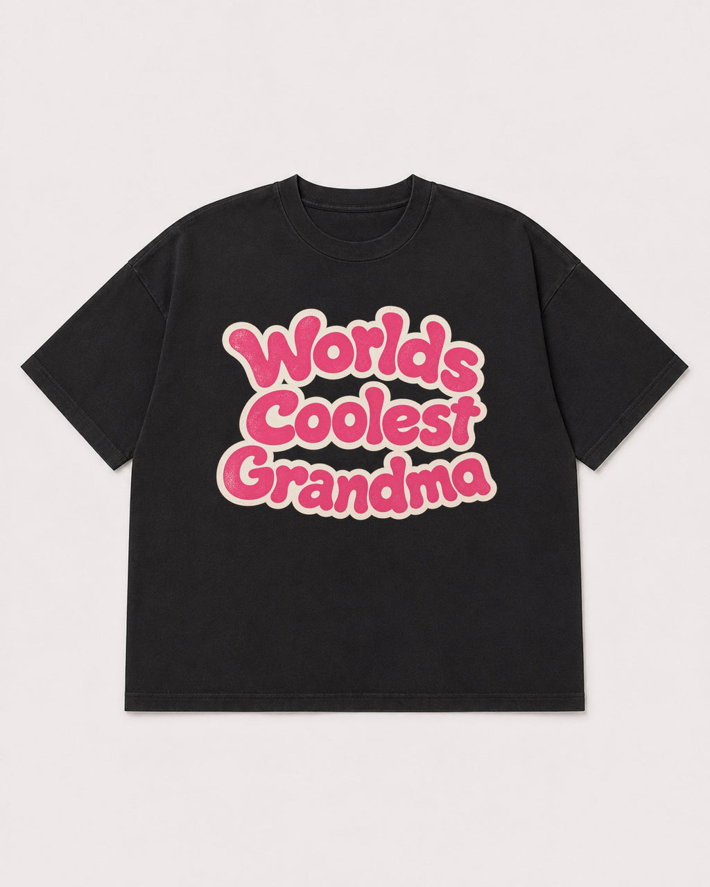Mockup Boxy Heavyweight Tee Black product