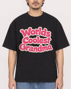 Mockup Boxy Heavyweight Tee Black male close-up 02