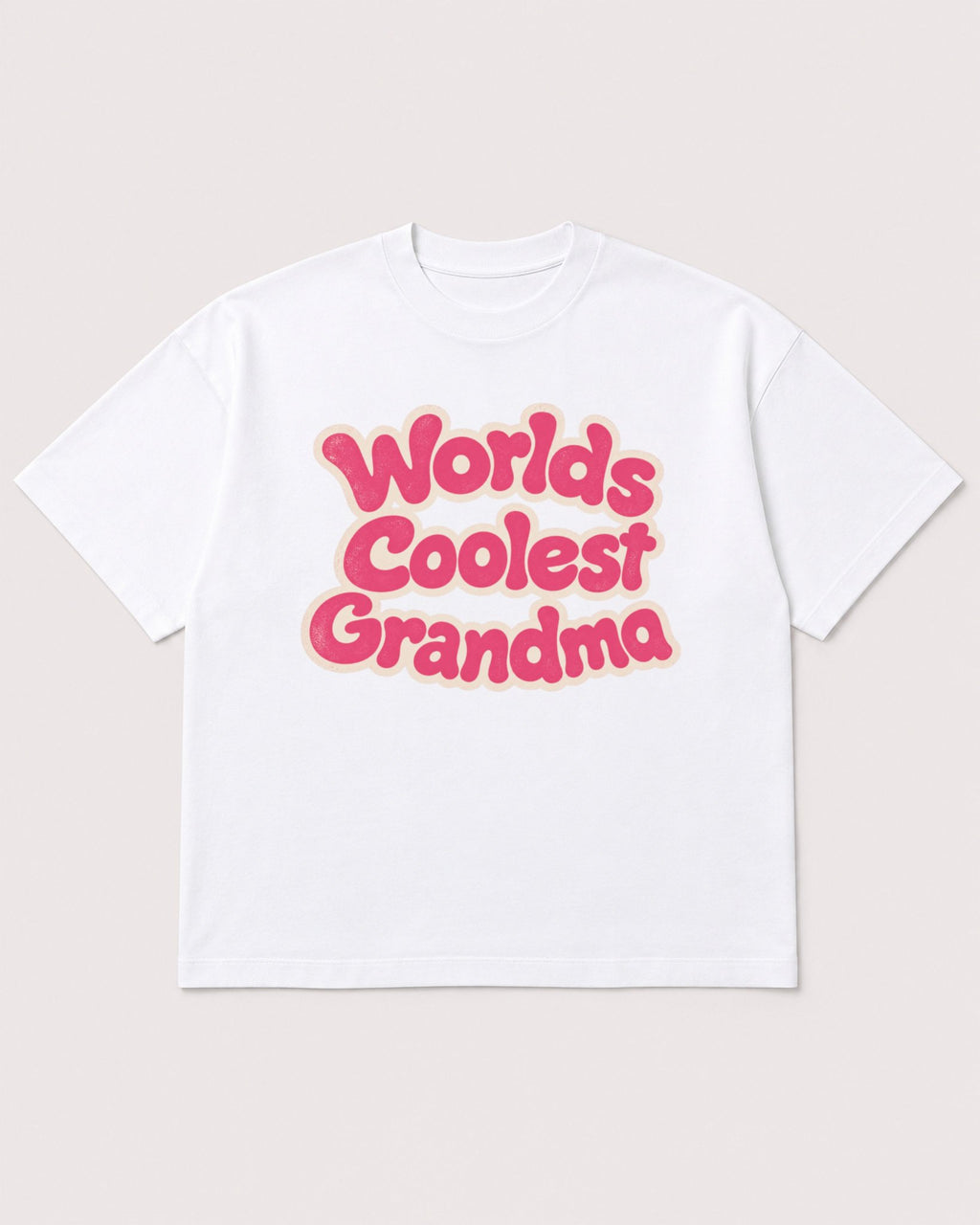 Mockup Boxy Heavyweight Tee White product