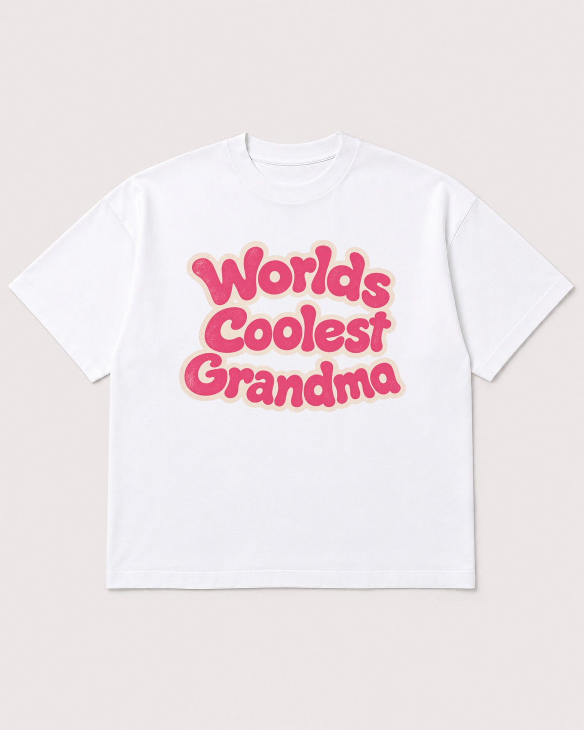 Mockup Boxy Heavyweight Tee White product