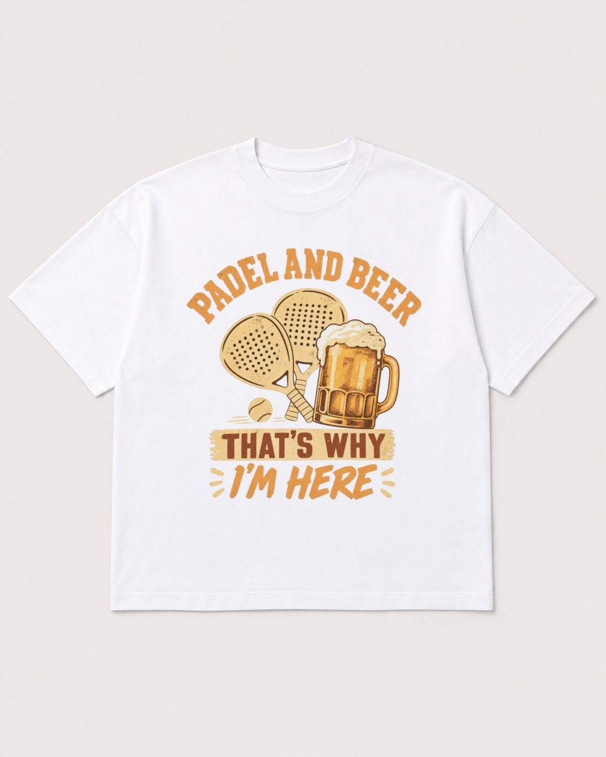 Mockup Boxy Heavyweight Tee White product