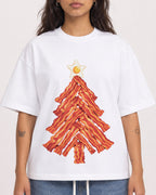 Mockup Boxy Heavyweight Tee White female close-up 06