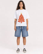 Mockup Boxy Heavyweight Tee White female full-body 06