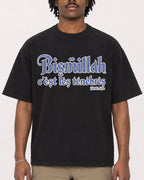 Mockup Boxy Heavyweight Tee Black male close-up 04