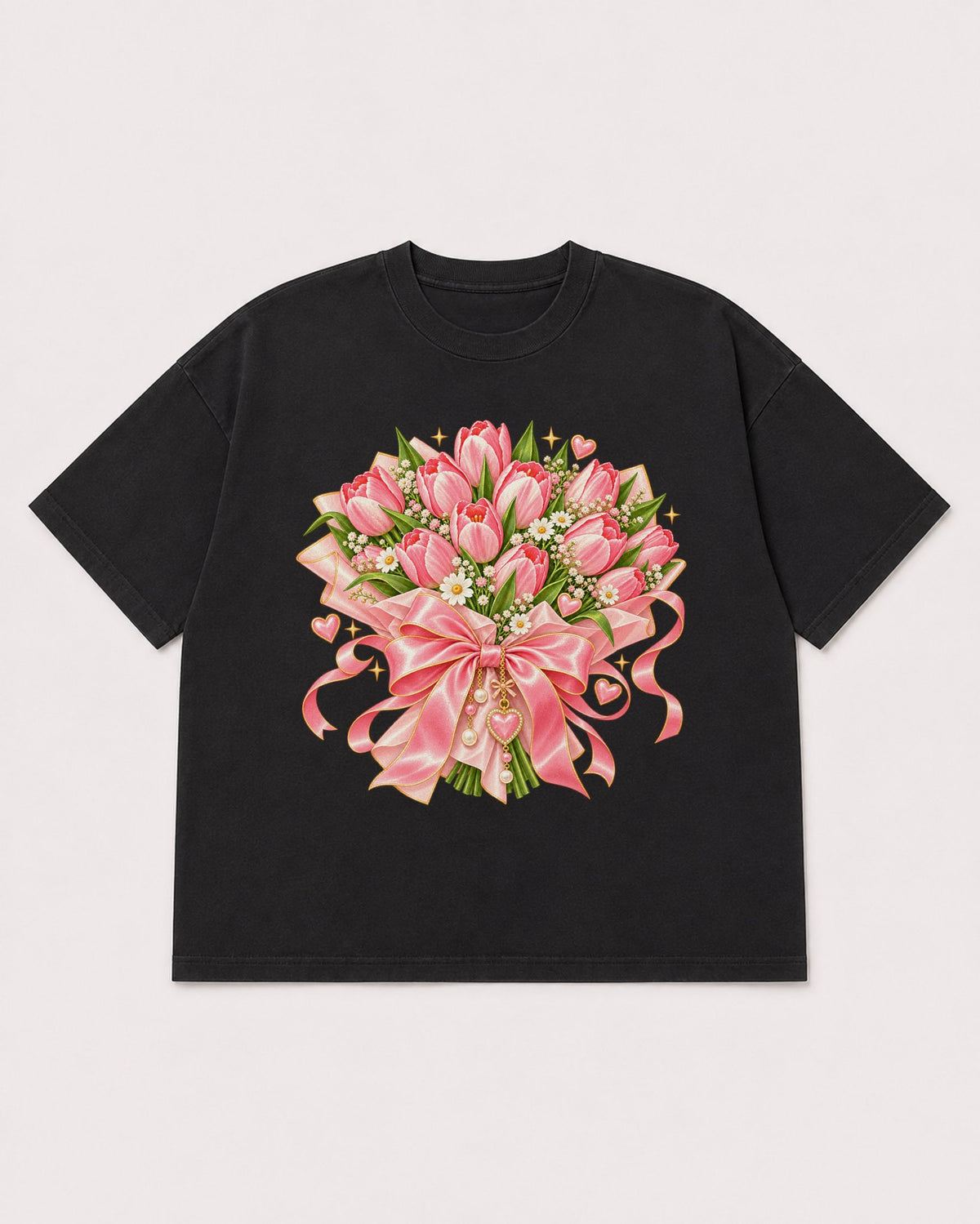 Mockup Boxy Heavyweight Tee Black product