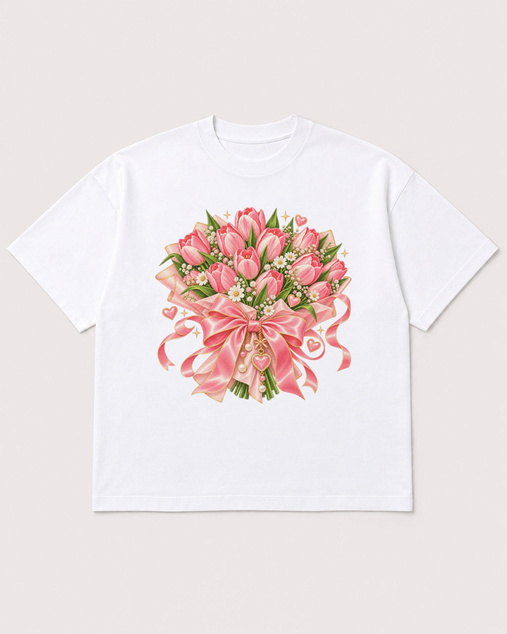 Mockup Boxy Heavyweight Tee White product