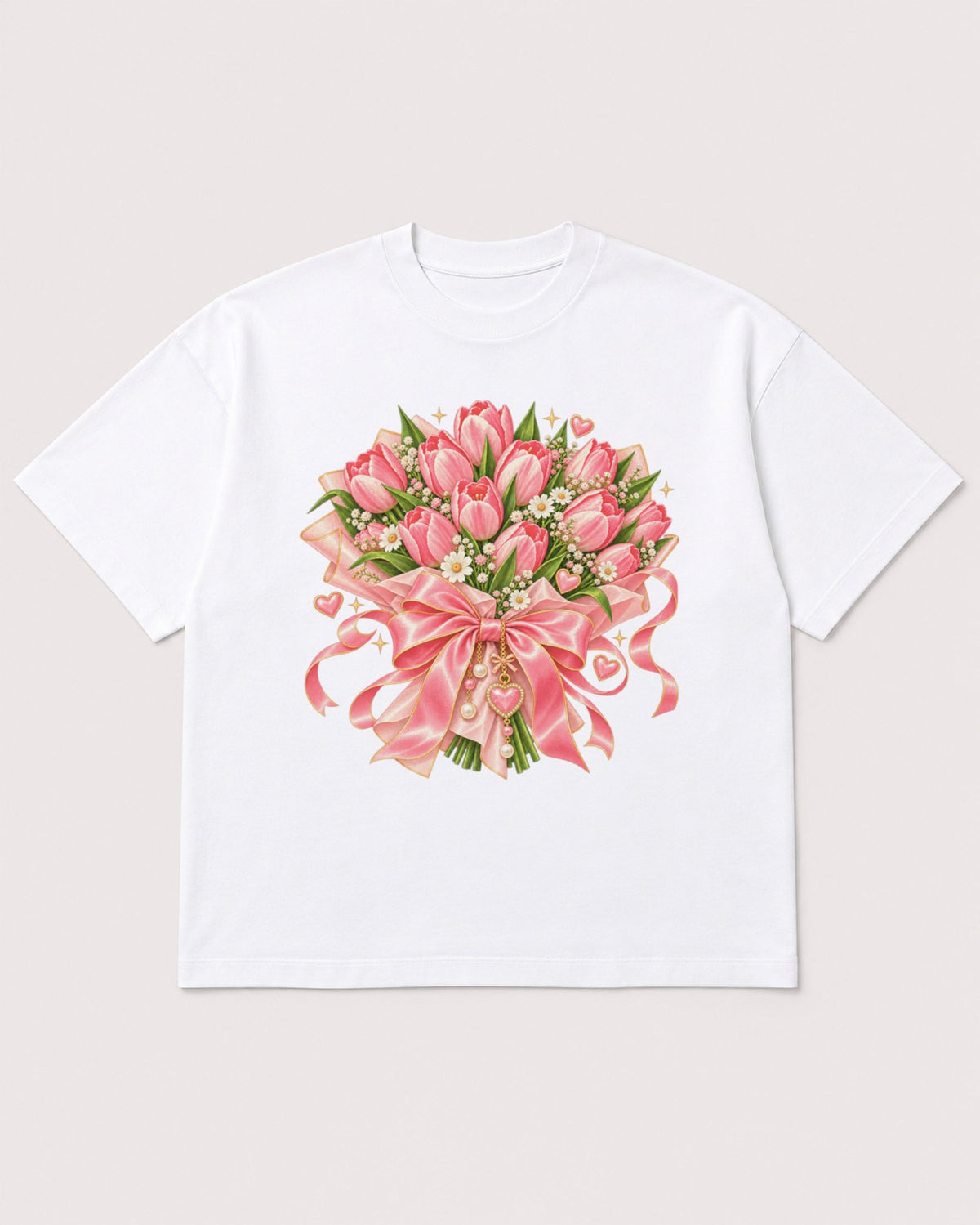 Mockup Boxy Heavyweight Tee White product
