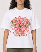 Mockup Boxy Heavyweight Tee White female close-up 07